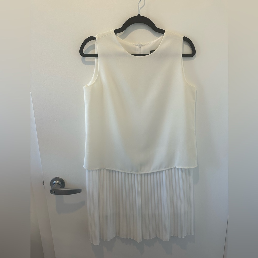 MANGO Cream Sleeveless Dress